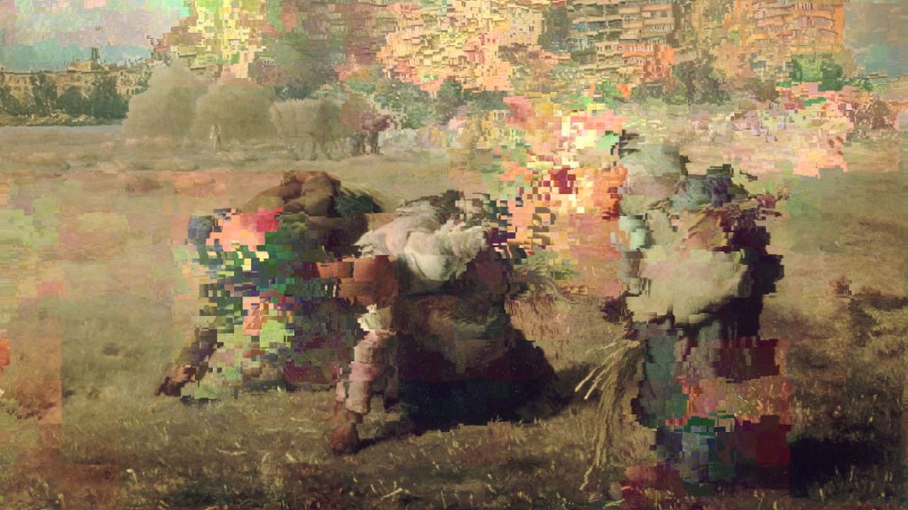 The Gleaners, inspired by Jean-François Millet